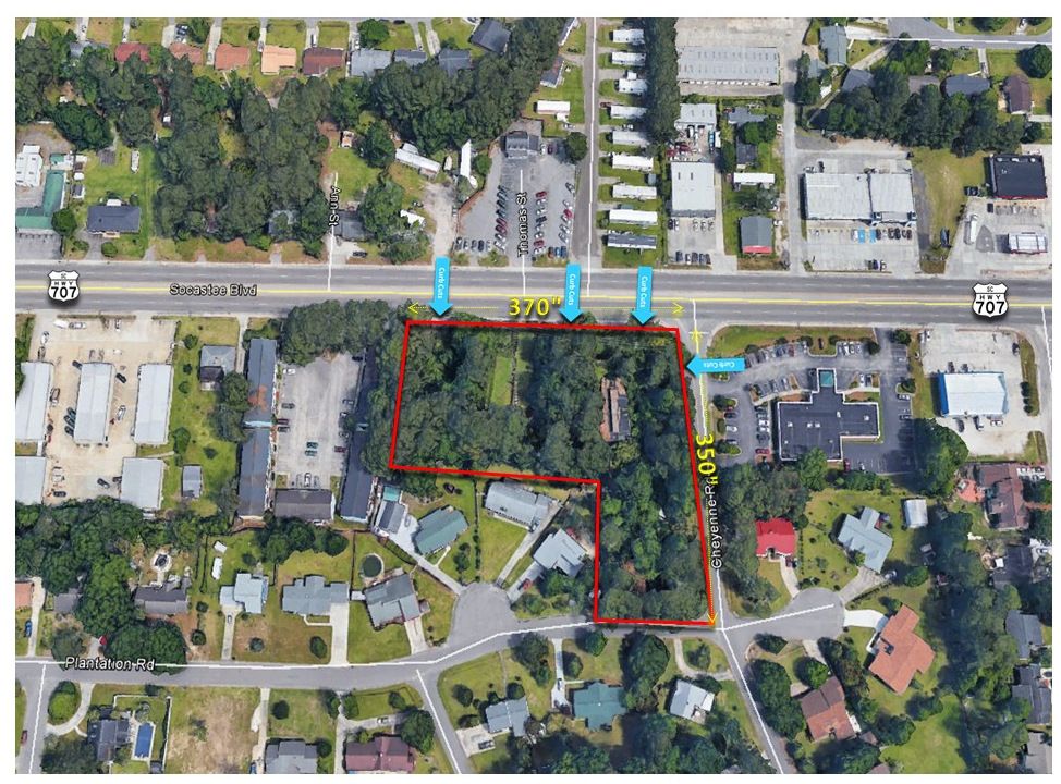 Socastee Tract: 4611 Highway 707, Myrtle Beach, SC 29588